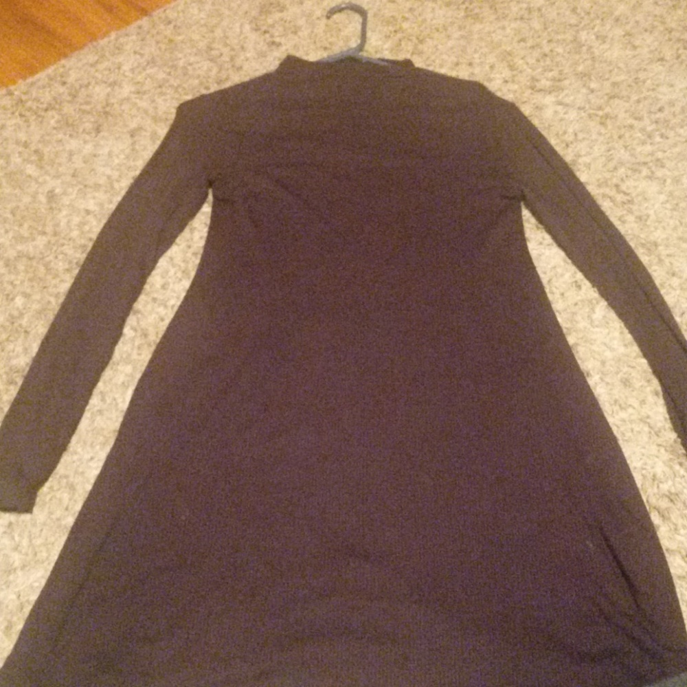 Long sleeve mini dress